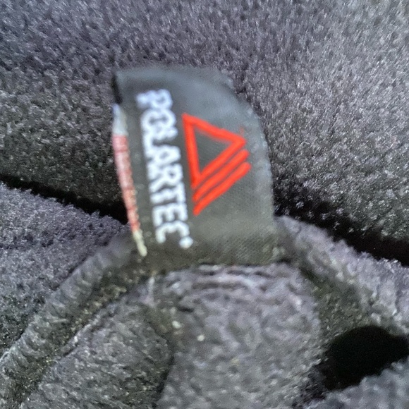 L.L. Bean Mens Large Tall Black Fleece Polartec Outdoor Zip Up Jacket- Sz-L/Tall - Picture 13 of 16